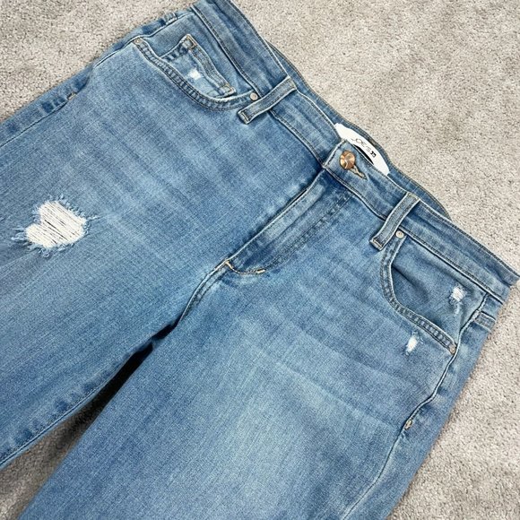 Joe's Jeans Denim - Joe’s Jeans Boyfriend Slim Ankle Size 28 (30x28) Manila Wash Ripped Distressed